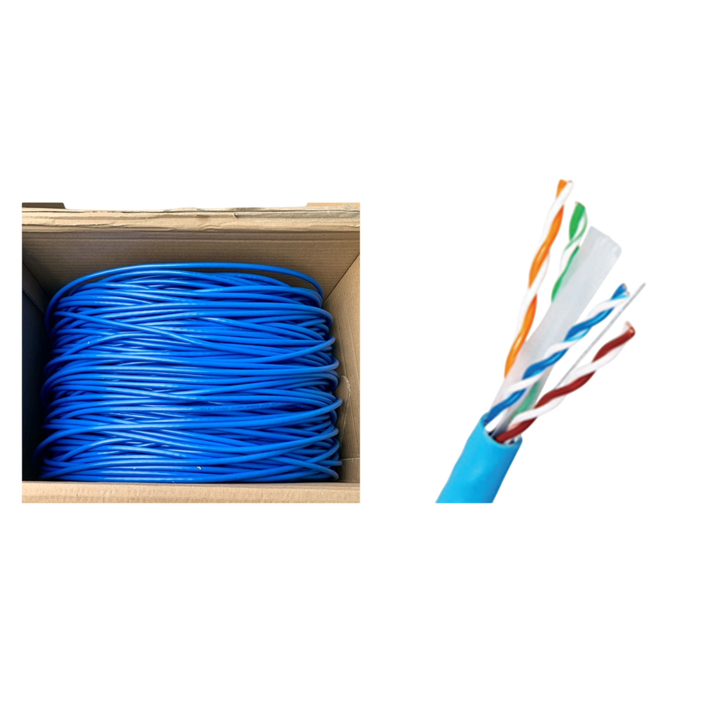 Cáp mạng cuộn UTP Cat6 300M AMPLX 0708(6E)